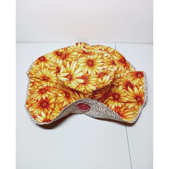 Handmade Accessories - Super cute handmade bright flower summer/resort hat